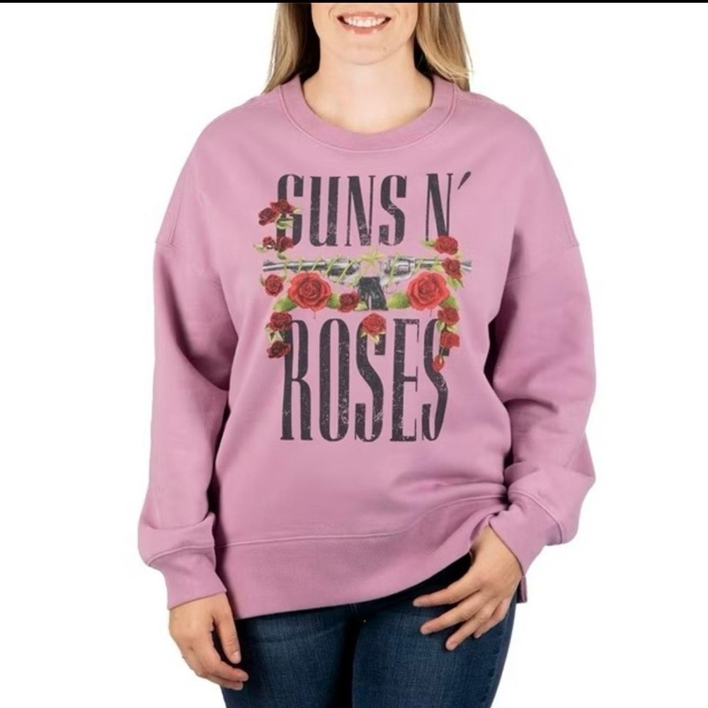 Guns N' Roses Sweatshirt pink Women's L